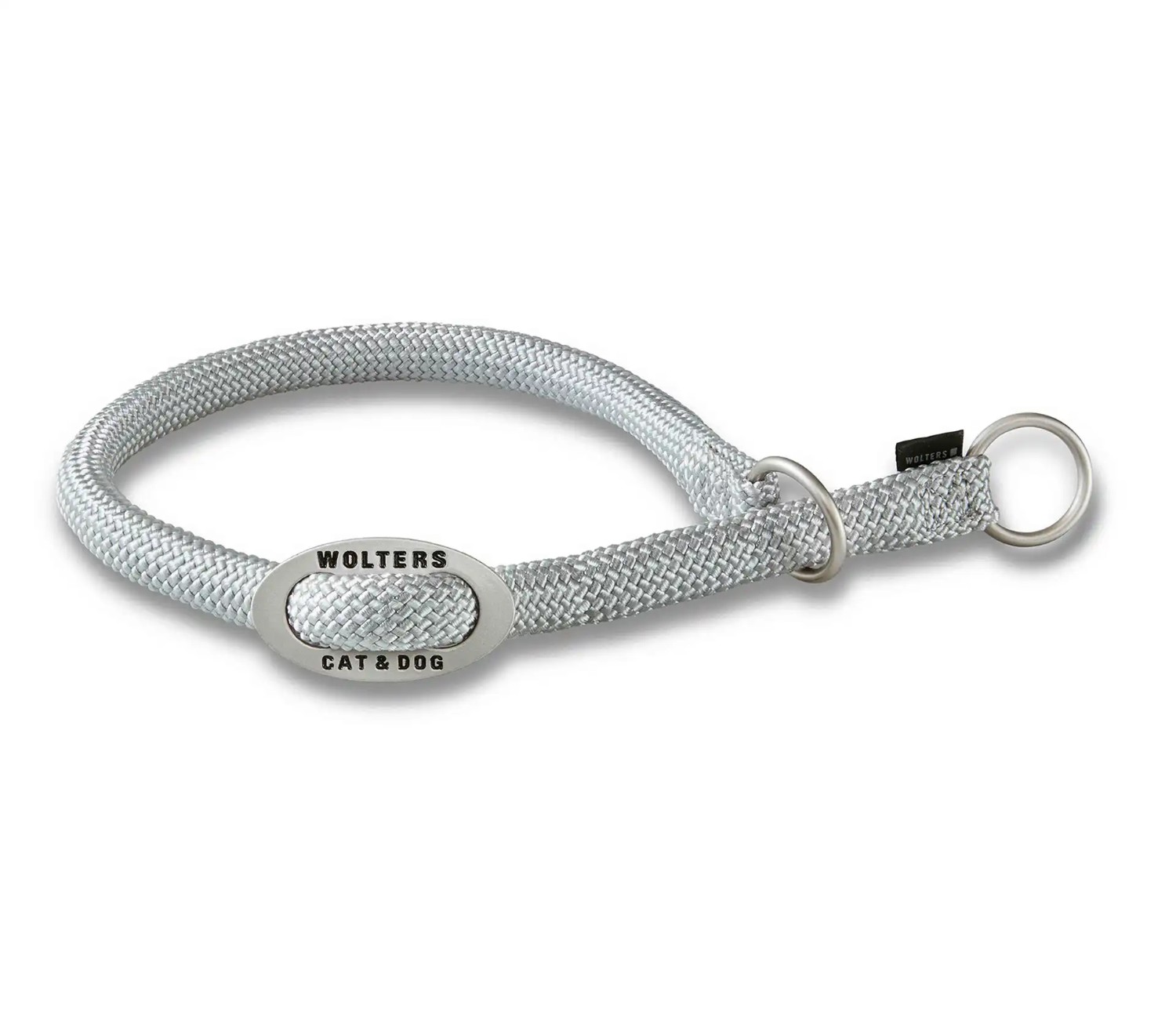 Wolters K2-Tauprogramm Schlupfhalsband Silber | Hundehalsband mit Zugbegrenzung | Gr. 30 (30 cm x 0.9 mm)