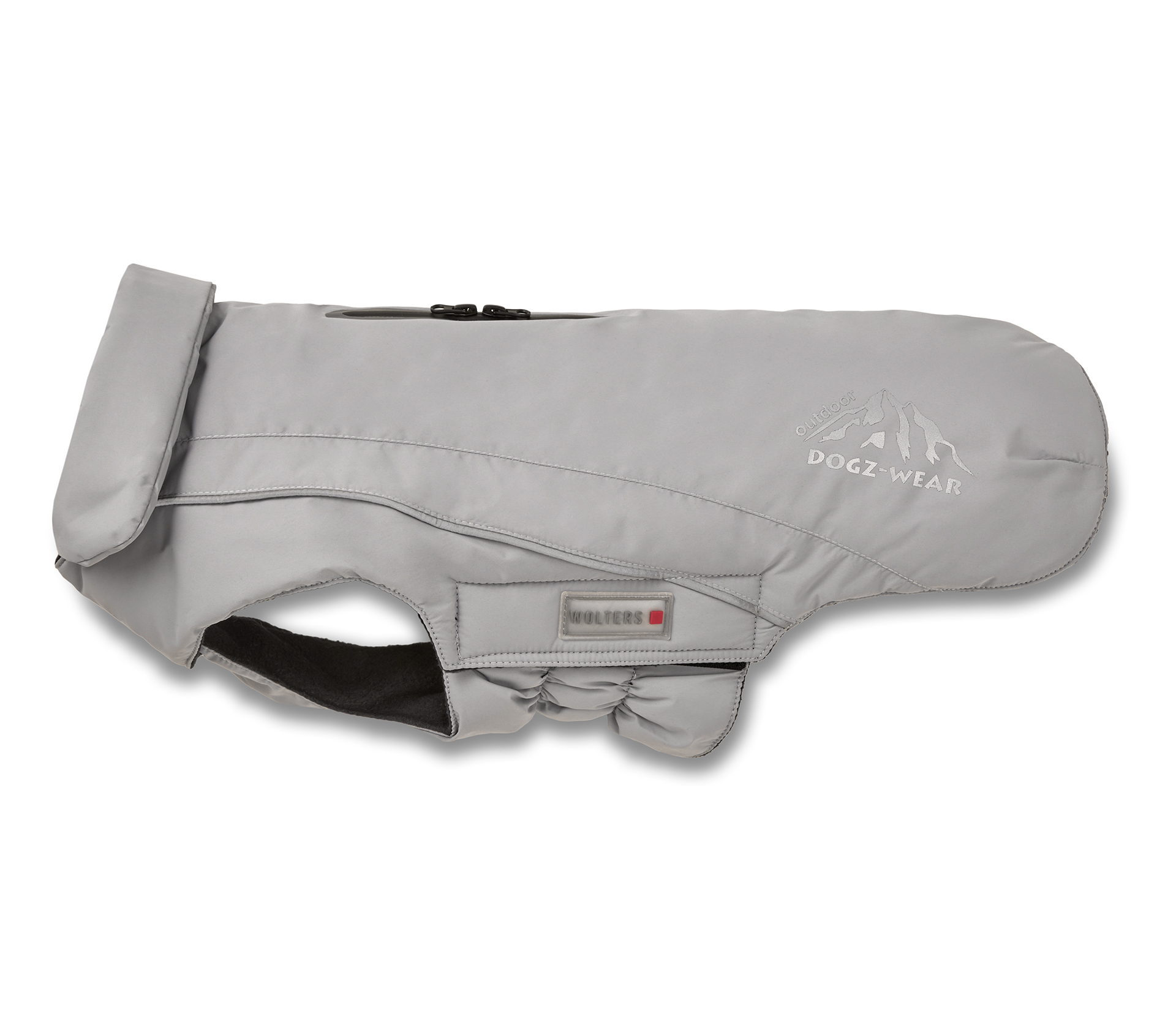 Wolters Wolters Skijacke Dogz-Wear | Wintermantel für Hunde | Farbe Hellgrau | Größe 28 (Rückenlänge 27 - 29 cm)