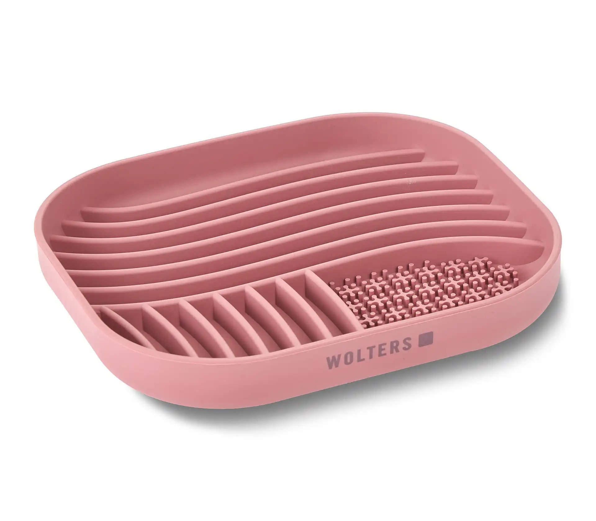 Wolters Playful Schleckmatte Wave | Robuster Silikonnapf für Futter & Snacks | Abmessungen 20 x 17 x 3 cm