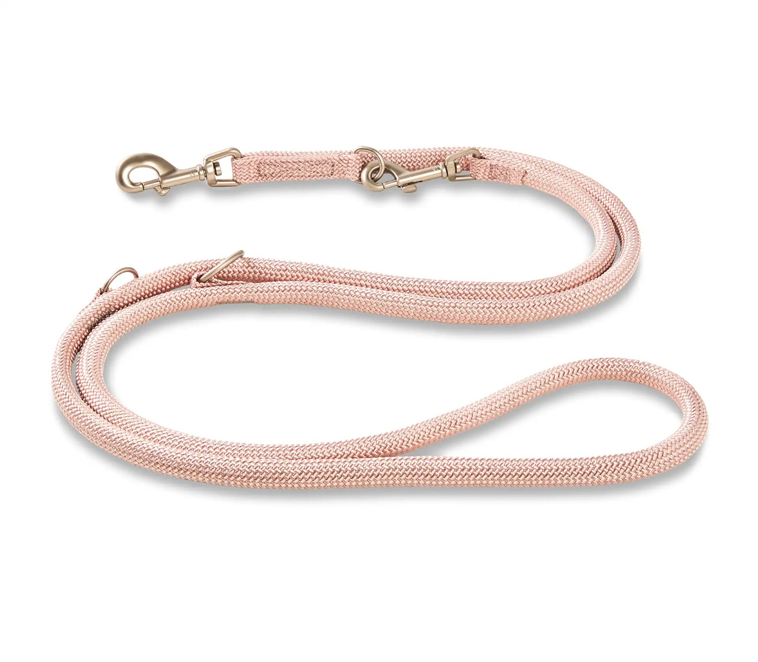 Wolters K2-Tauprogramm Führleine Sephia-Rosa | Hundeleine flexibel, robust & komfortabel | Länge 200 cm x 0,9 cm