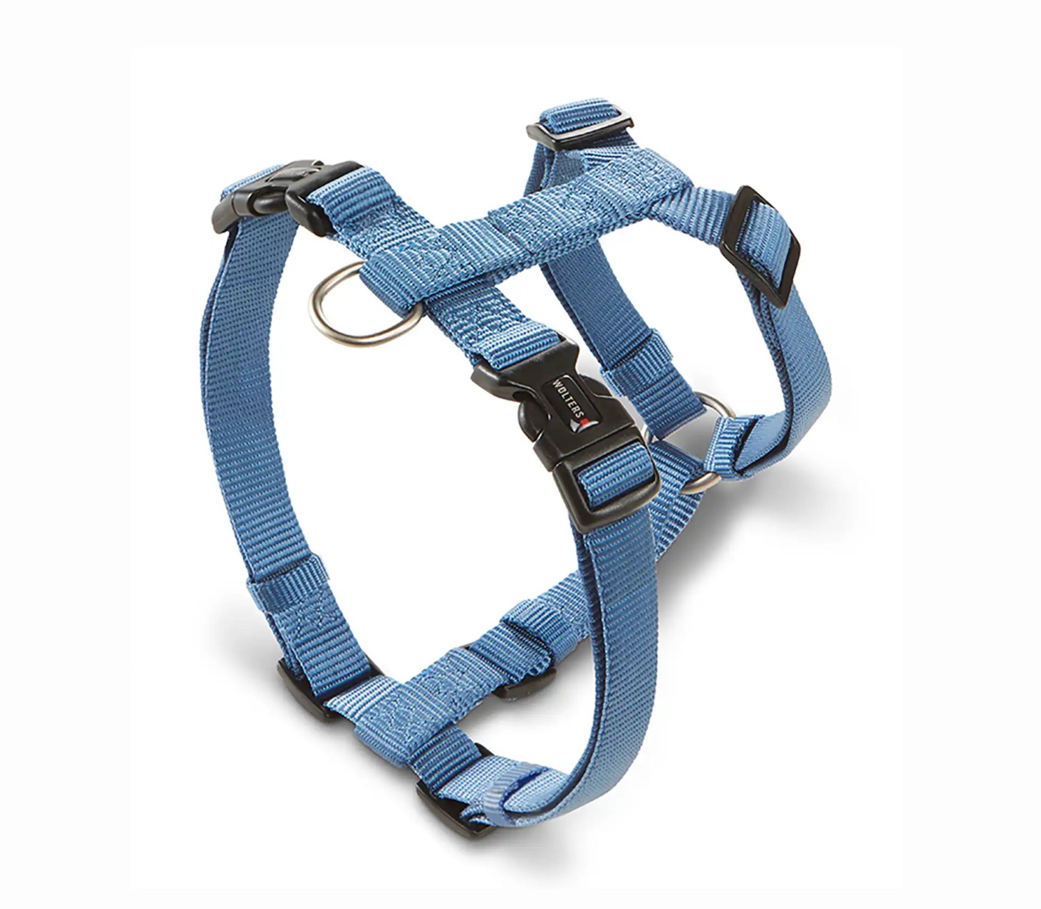 WOLTERS Professional Hundegeschirr | verstellbares Nylon-Geschirr für Hunde | Riverside-Blue - Gr. XS  (Brustumfang 25-35 cm, Breite 10 mm)