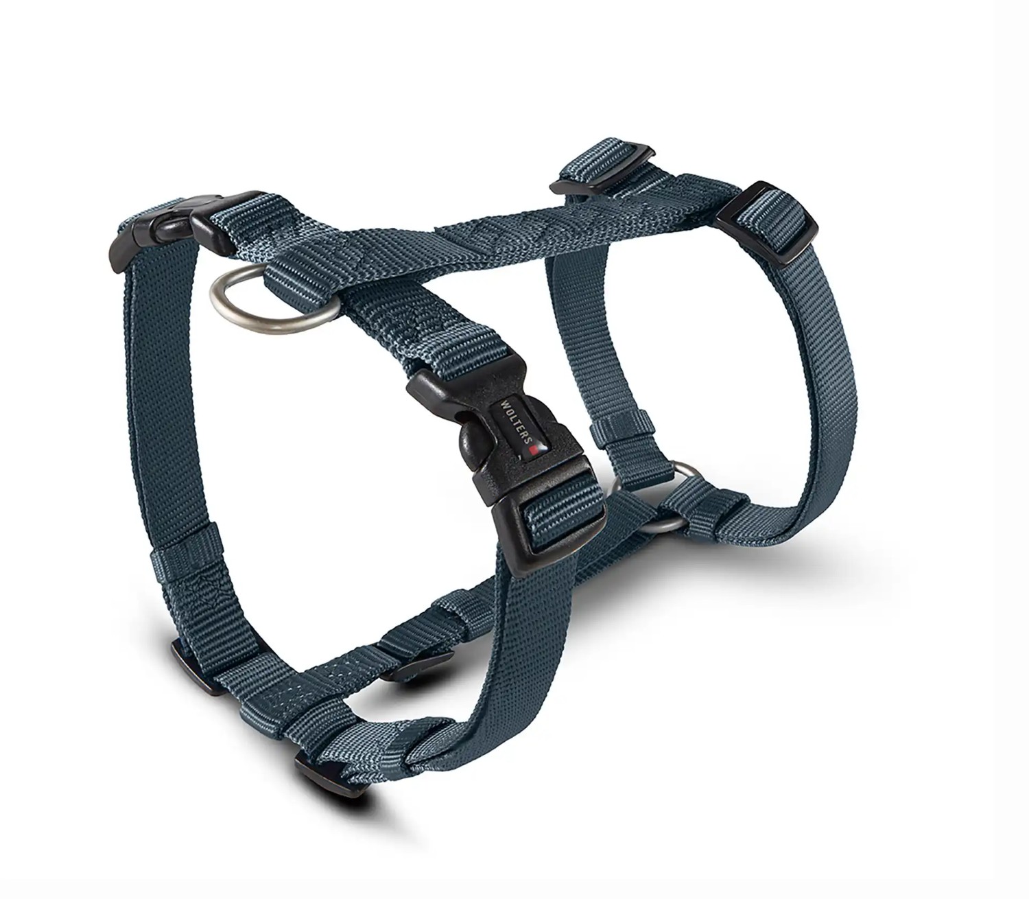 WOLTERS Professional Hundegeschirr | verstellbares Nylon-Geschirr für Hunde | Graphit - Gr. XS  (Brustumfang 25-35 cm, Breite 10 mm)