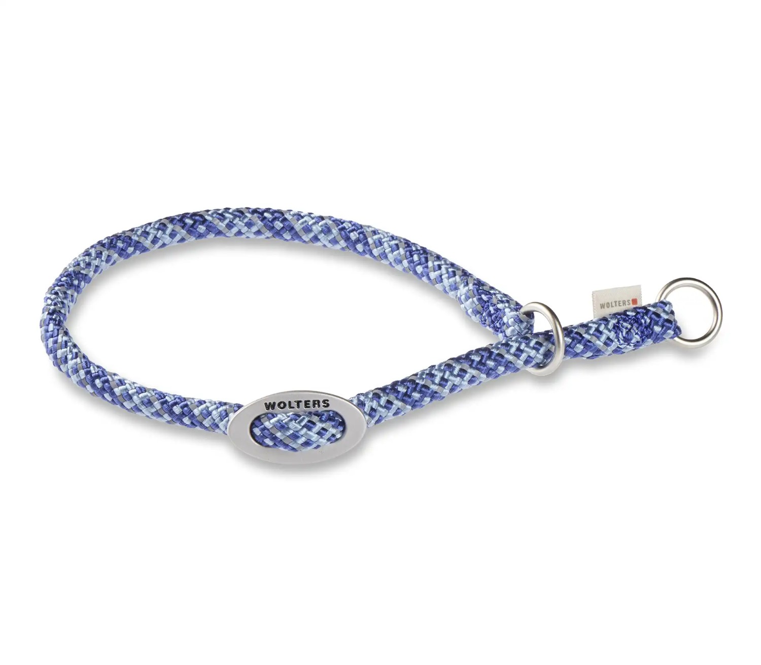 Wolters Everest-Tauprogramm Schlupfhalsband Dunkelblau-Hellblau | Hundehalsband mit Reflektor Streifen | Gr. 30