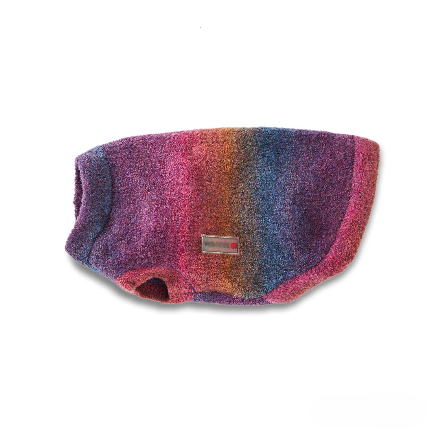WOLTERS Strickpullover Rainbow | Farbenfroher Hundepullover mit schönem Farbverlauf | verschiedene Größen