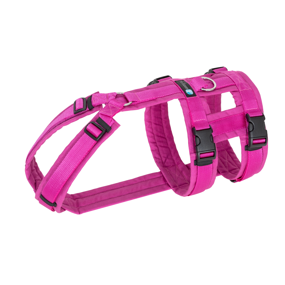 Anny-X Brustgeschirr Safety Fun Sonnenhut | Ausbruchsicheres Hundegeschirr mit Taillengurt | Größe S (Brustumfang 52 - 64 cm)