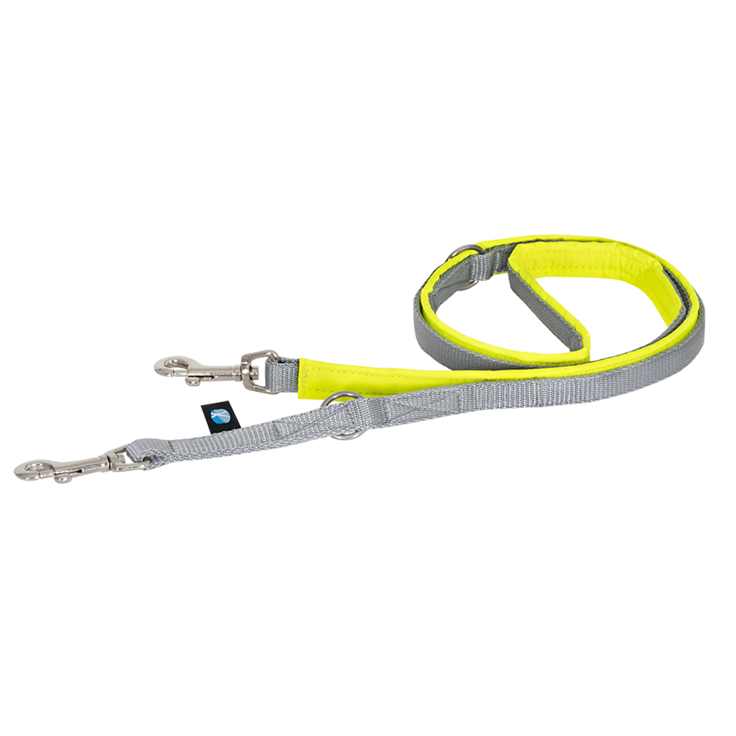 Anny·X Führleine Bolt Protect Leuchtgelb | verstellbare Hundeleine Middle Länge 1,75 m | gepolsterte Leine mit Bolzenkarabiner