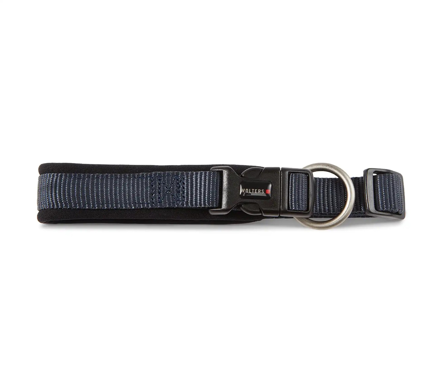 WOLTERS Professional Comfort Hundehalsband Graphit-Schwarz | Neopren-Polsterung & Schnellverschluss | Gr. -1 (20-24 cm x 15 mm)