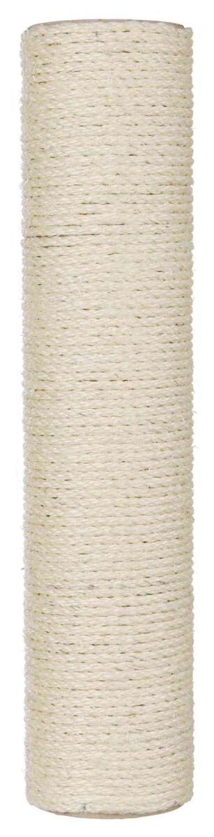TRIXIE Ersatz-Stamm | Stamm für Kratzbäume mit Sisal Kordel ummantelt | Ø 11 cm x 50 cm | Gewinde M11