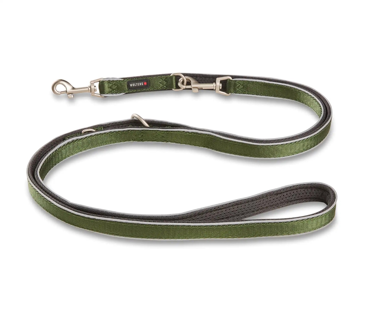 Wolters Active Pro Comfort Führleine | Farbe Grün -Anthrazit | Größe XL - 200 cm x 30 mm