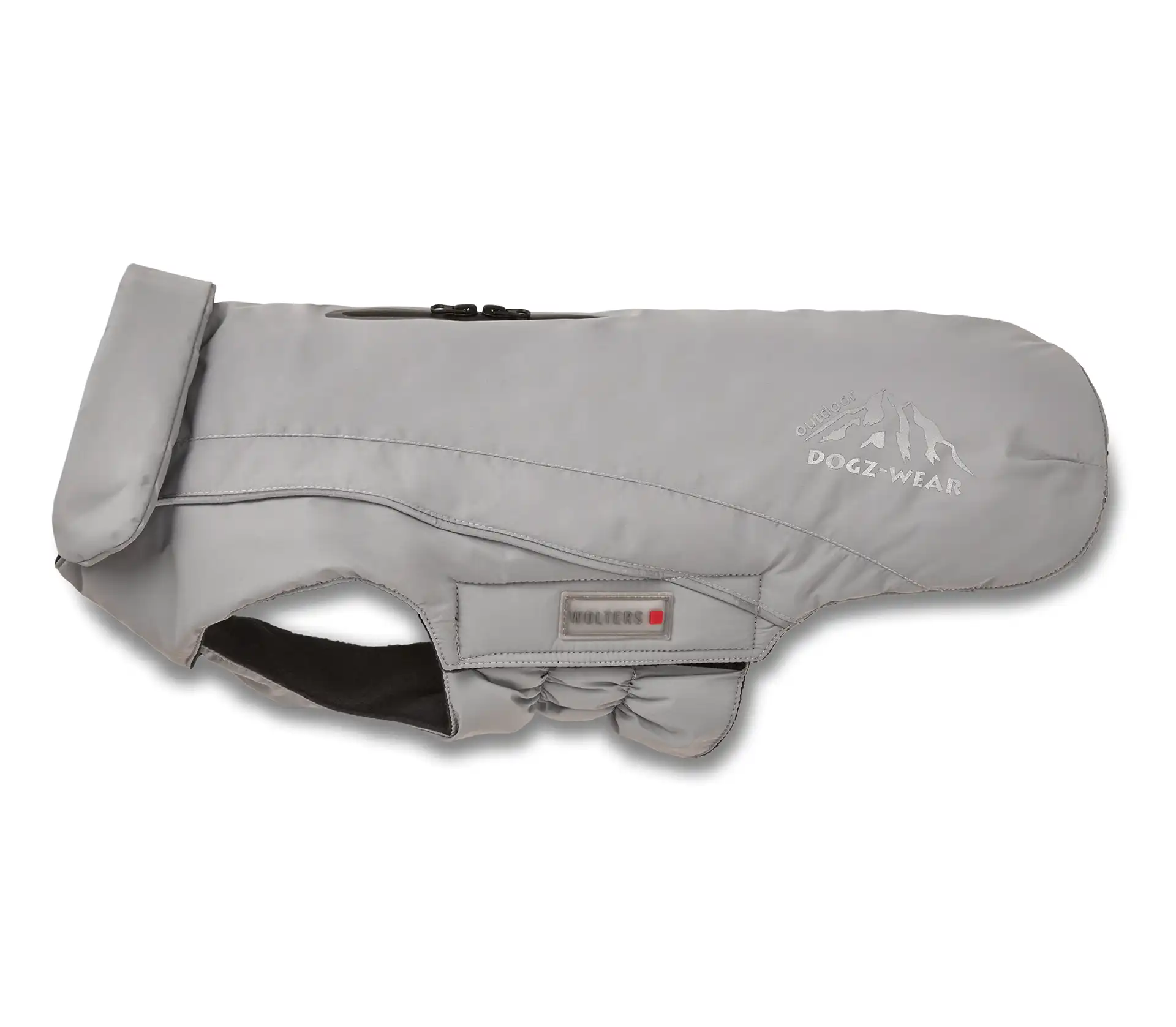 Wolters Wolters Skijacke Dogz-Wear | Wintermantel für Hunde | Farbe Hellgrau | Größe 28 (Rückenlänge 27 - 29 cm)
