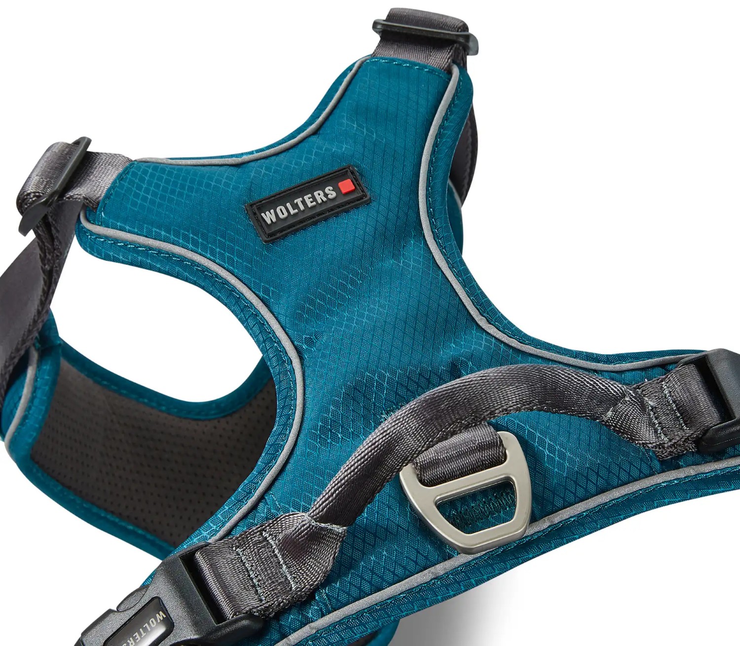 Wolters Active Pro Comfort Hundegeschirr | Brustgeschirr Petrol-Anthrazit | Gr. 1 (Brustumfang 40 - 47 cm)
