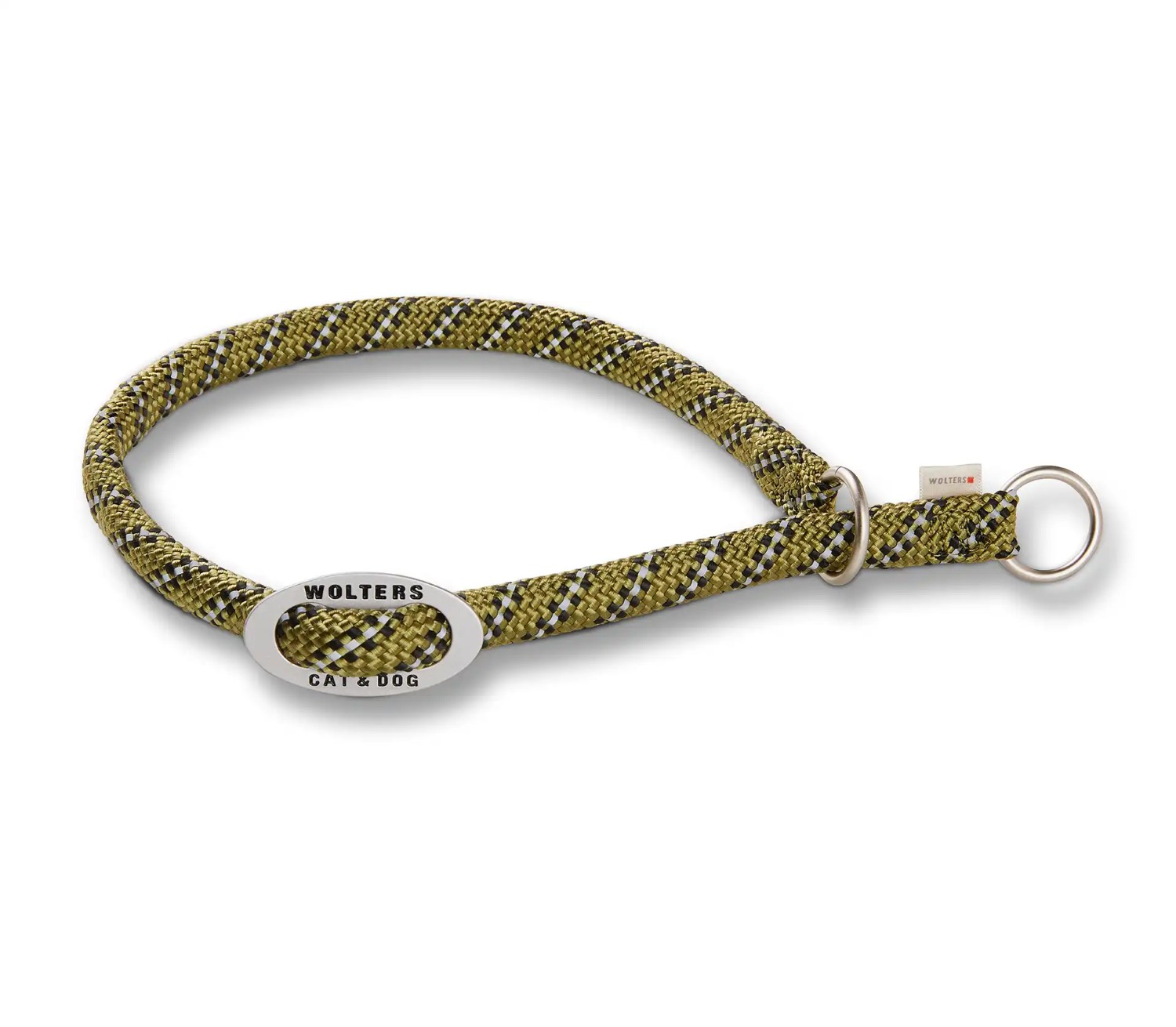 Wolters Everest-Tauprogramm Schlupfhalsband Oliv-Schwarz | Hundehalsband mit Reflektor Streifen | Gr. 30