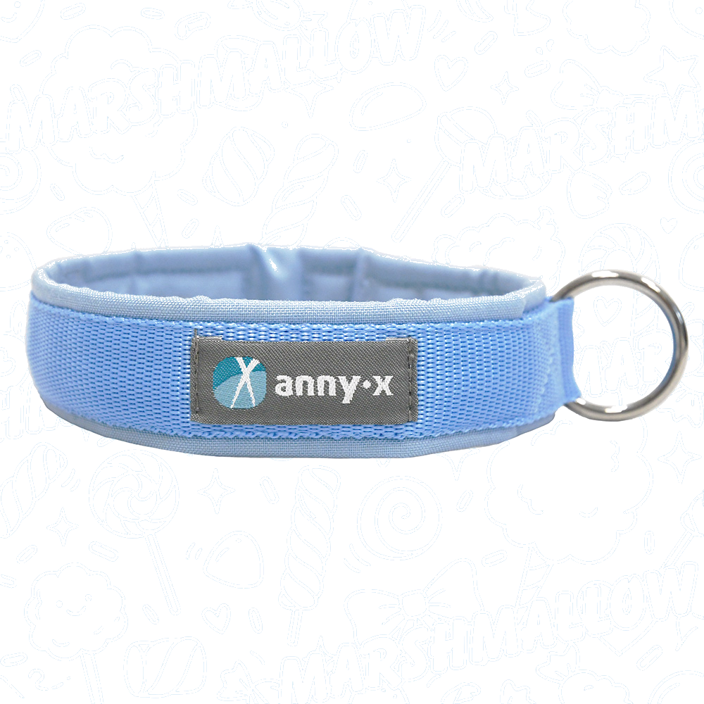 Anny·X Steckhalsband Fun Marshmallow | Gepolstertes Hundehalsband | Größe 2 (27-33 cm)