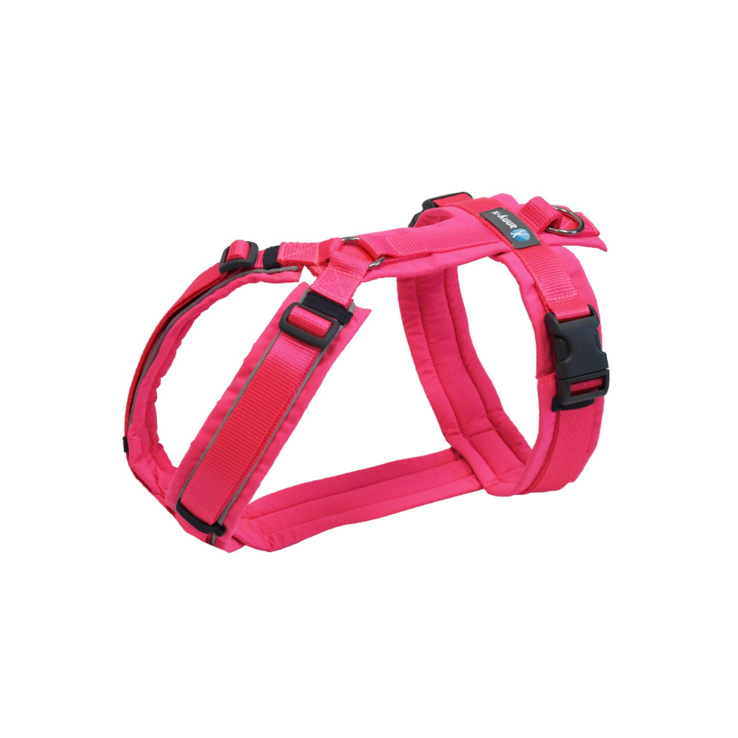 Anny-X Brustgeschirr Protect Leuchtpink | Ergonomisches Sicherheits-Hundegeschirr in verschiedenen Größen