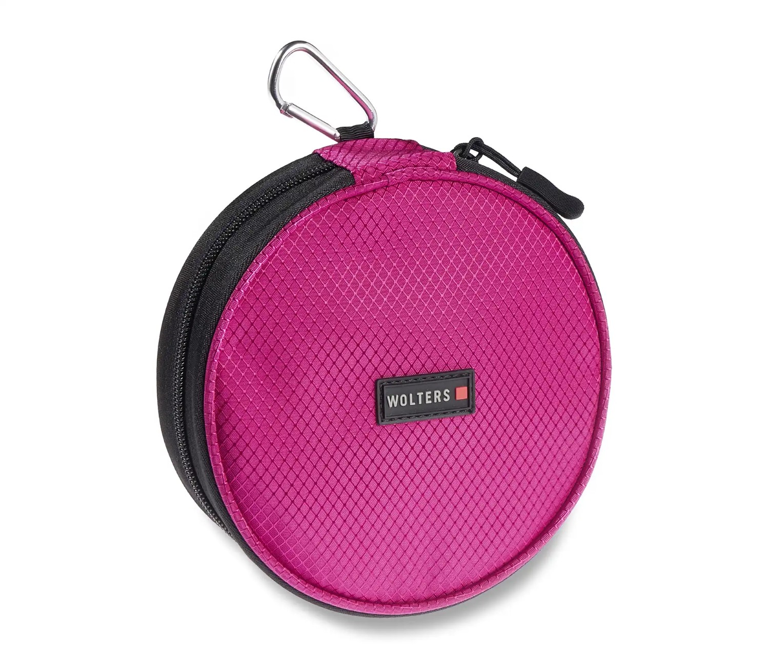 Wolters Reisenapf Travel Duo | faltbarer Doppelnapf für unterwegs Ø 15 cm  | Magenta