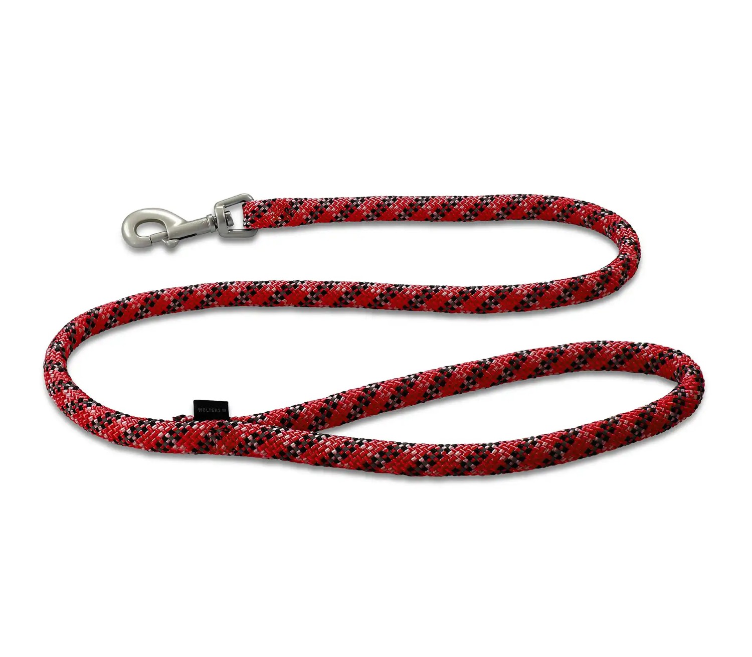 Wolters Everest-Tauprogramm Cityleine Rot-Schwarz | robuste & reflektierende Hundeleine | Länge 100 cm x 0,9 cm