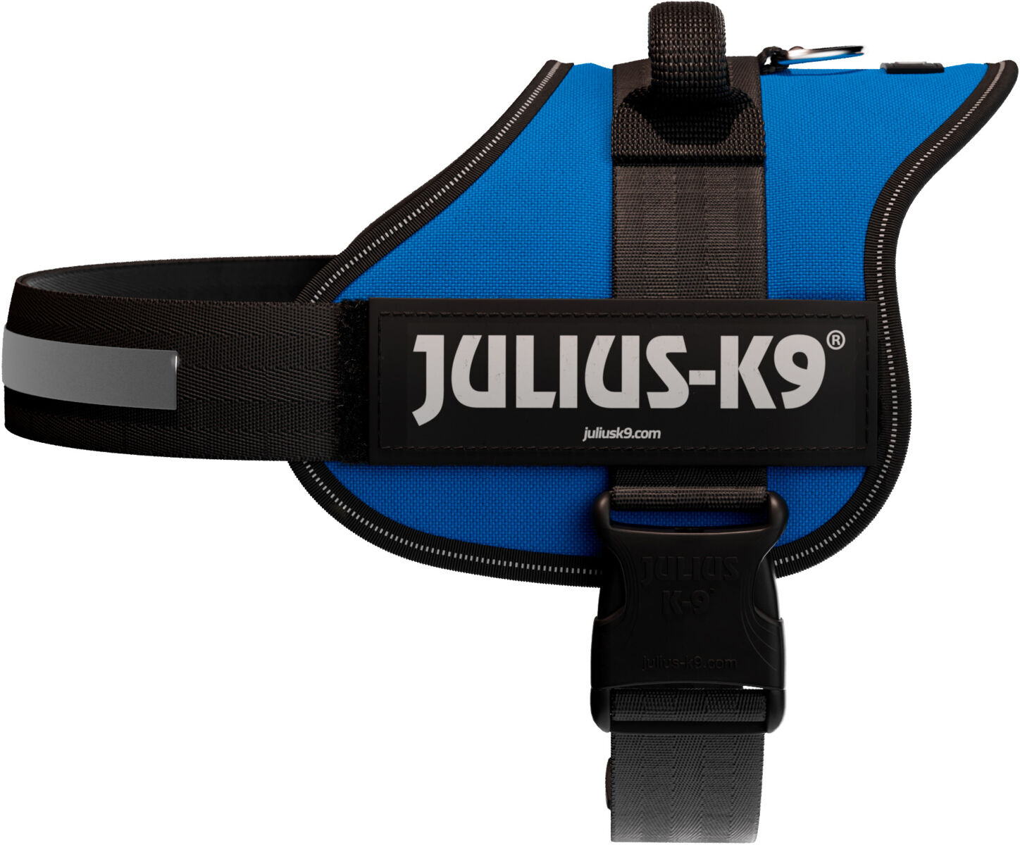Julius-K9® Powergeschirr® | Hundegeschirr | Blau Gr. 1 / L (Brustumfang 66-85 cm)