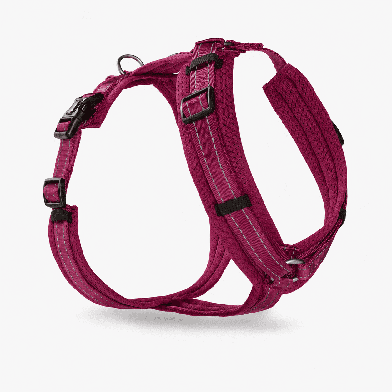 Wolters Hundegeschirr Light Mesh Himbeer| Brustgeschirr mit Sicherheitsverschlüssen | Gr. XXS (30 - 40 cm)