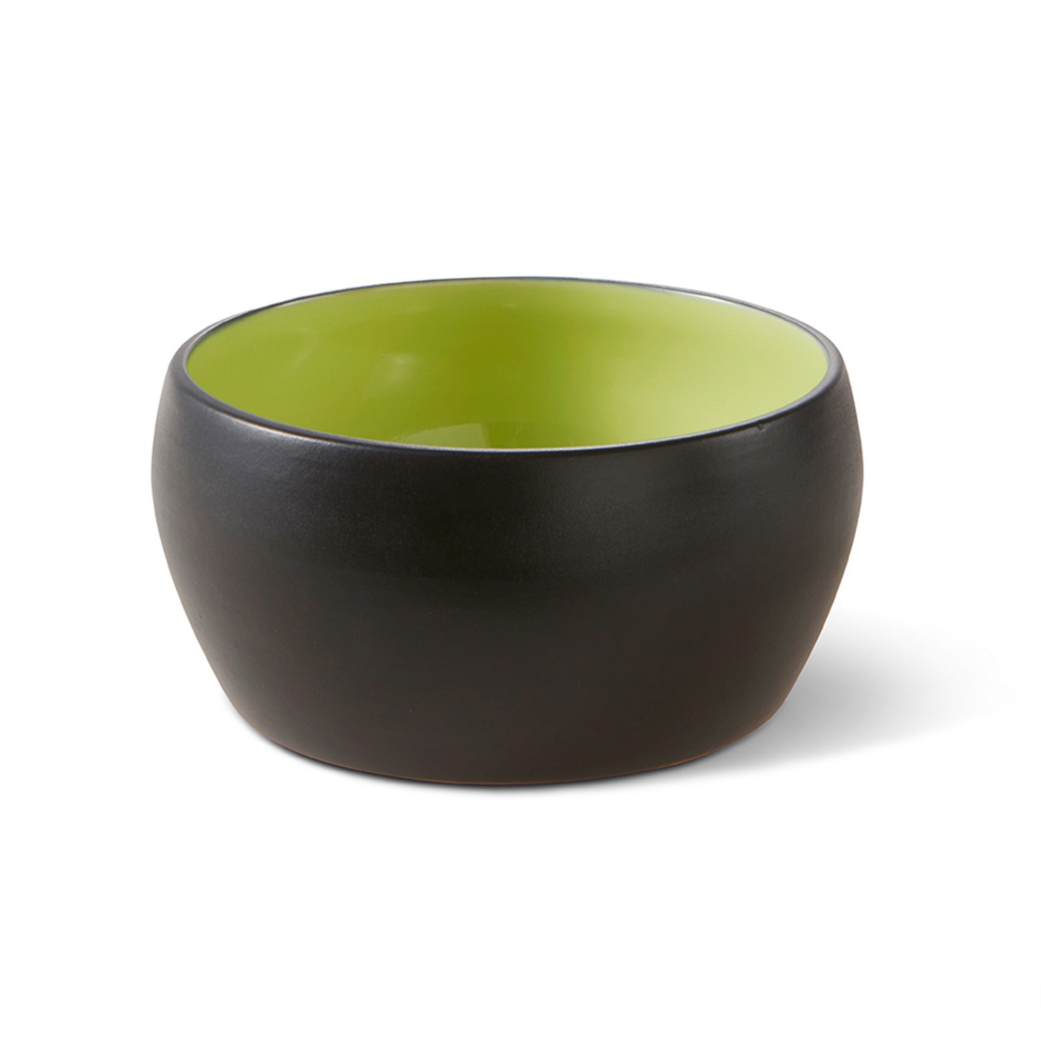 Wolters Hundenapf Diner Colour Lime-Schwarz | rutschfester Futternapf in modernem Design | Gr. S 0,25 l - Ø 11 cm x Höhe 5,5 cm