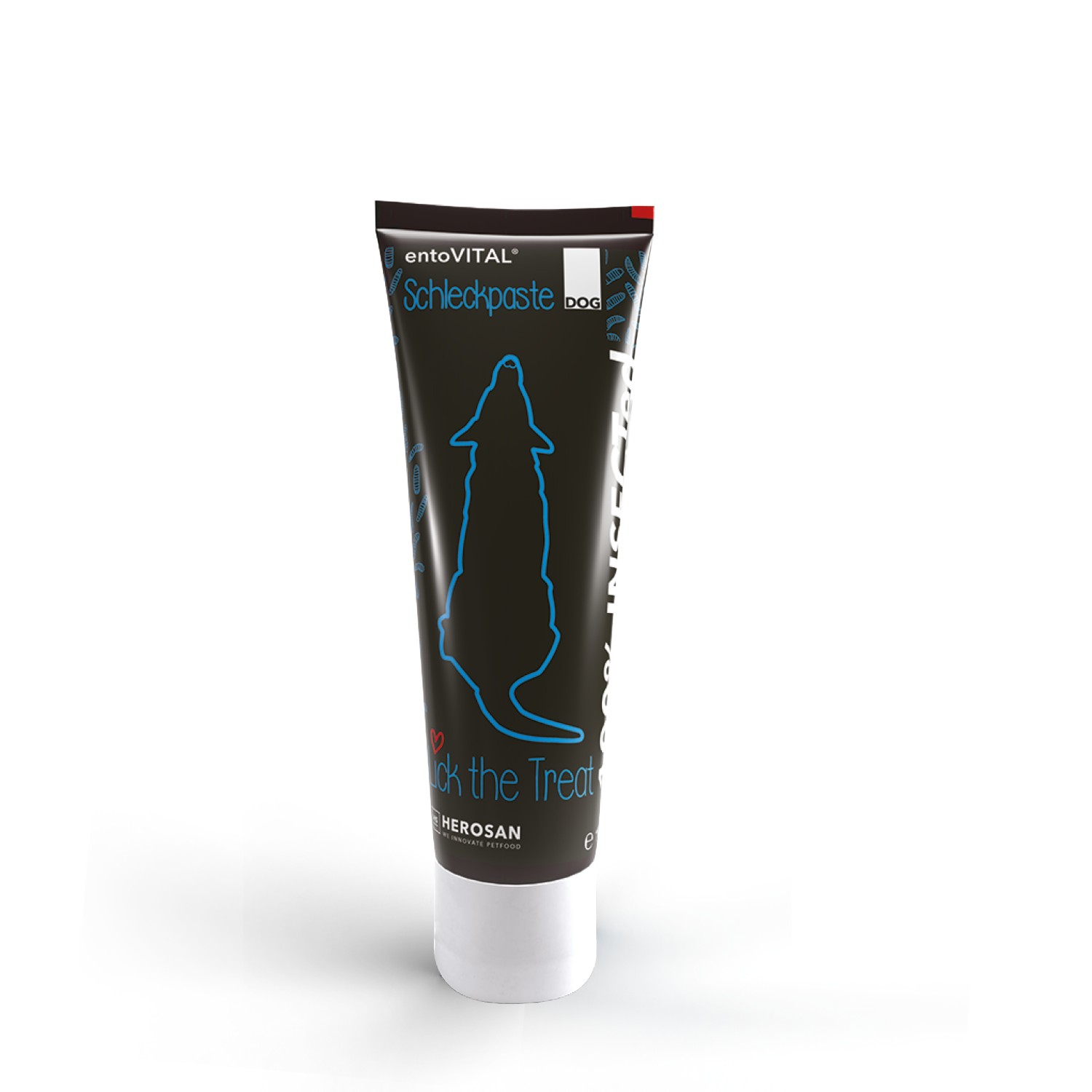 entoVITAL® DOG Schleckpaste | Hypoallergene Insektenschleckpaste für Hunde | 100 g Tube