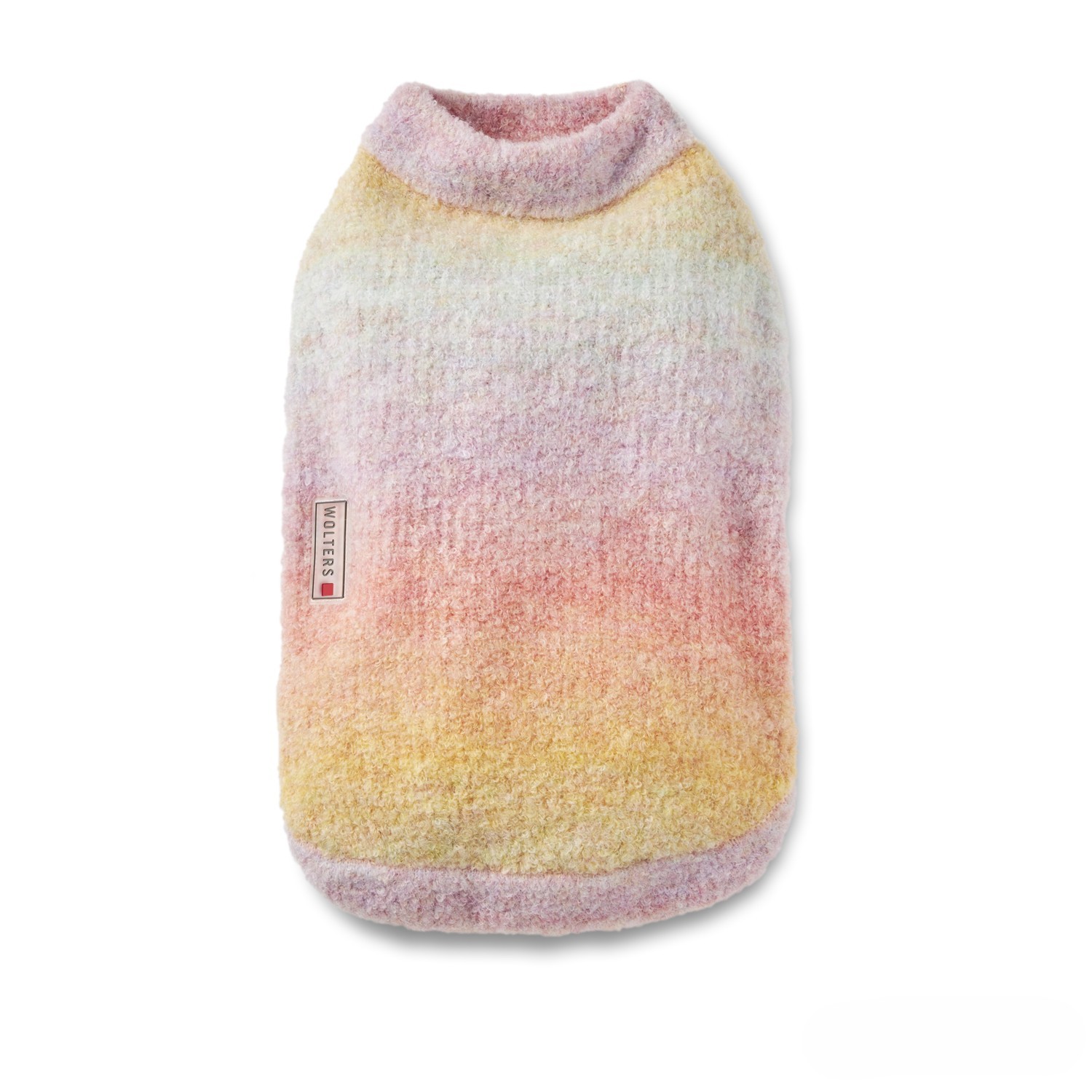 Wolters Strickpullover Hundepullover mit pastellfarbenen Verlauf | Gr. 20 (Rückenlänge 19 - 21 cm)