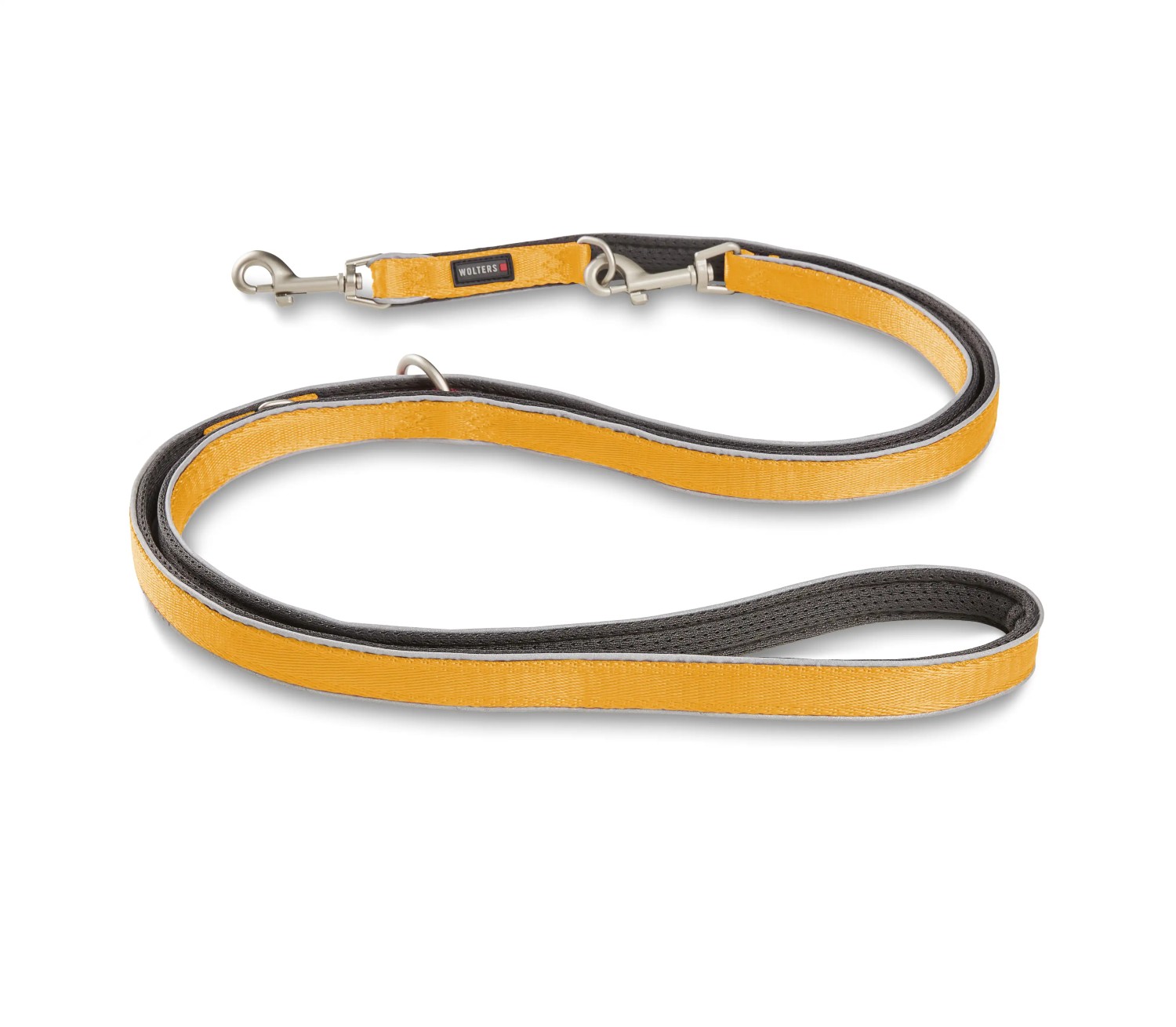 Wolters Active Pro Comfort Führleine | Farbe Orange-Anthrazit | Größe XL - 200 cm x 30 mm