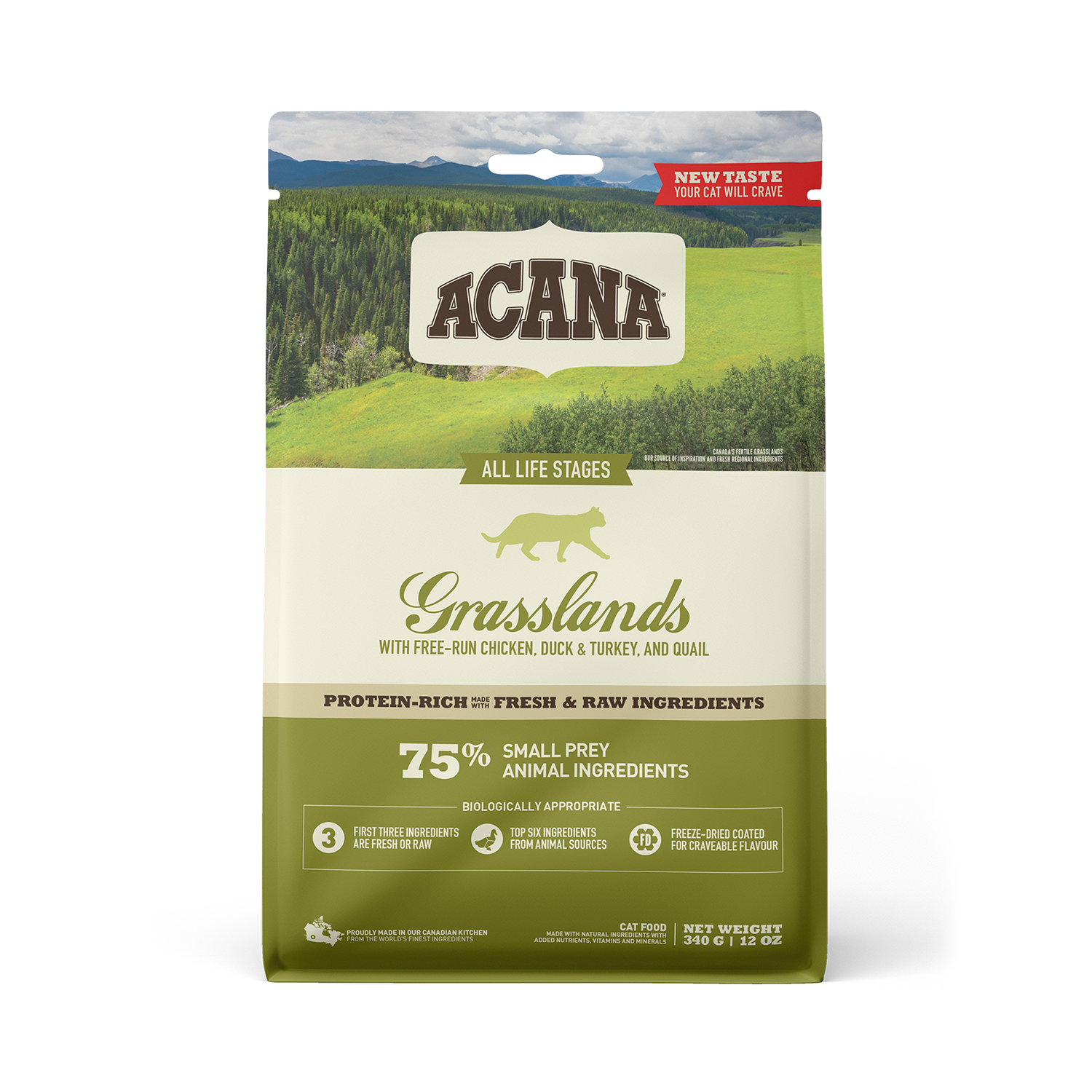 ACANA™ Cat Grasslands  | in verschiedenen Größen | mit 75% Fleischanteil 