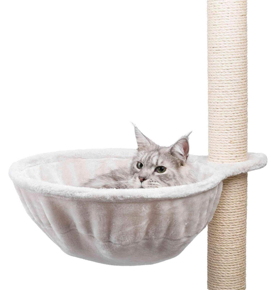 Trixie Kuschelsack für Kratzbäume | Kuschelsack XXL für Kratzbäume, extra-strong | Maße: Ø 45 cm | Farbe Lichtgrau