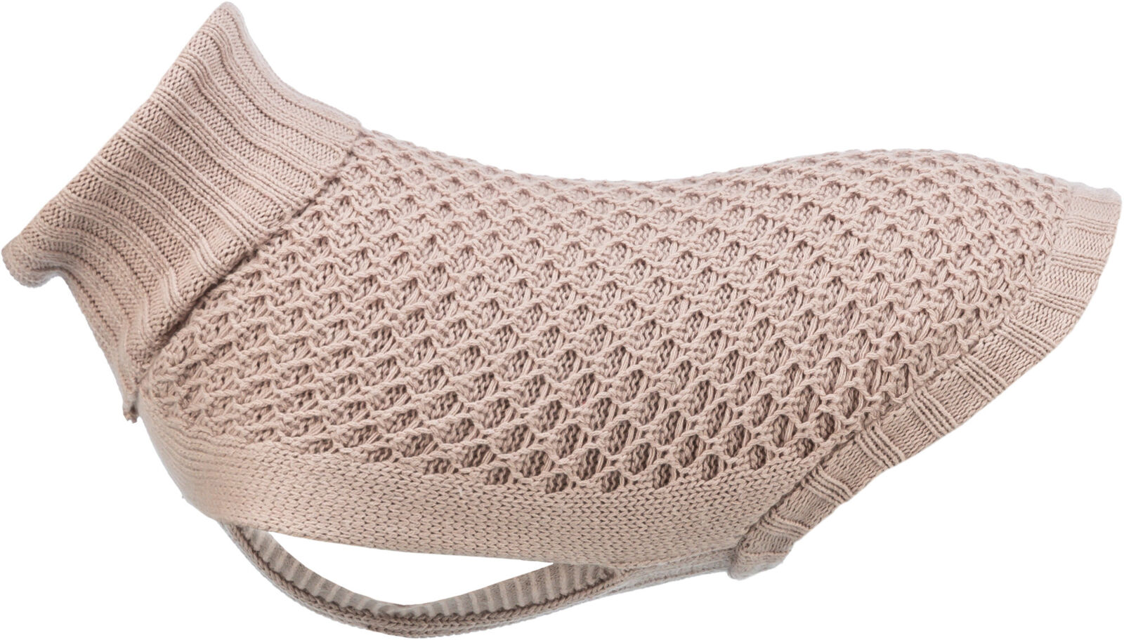TRIXIE Pullover Norwood | Strick-Pulli für deinen Hund | Farbe Blush- XXS 18 cm Rückenlänge