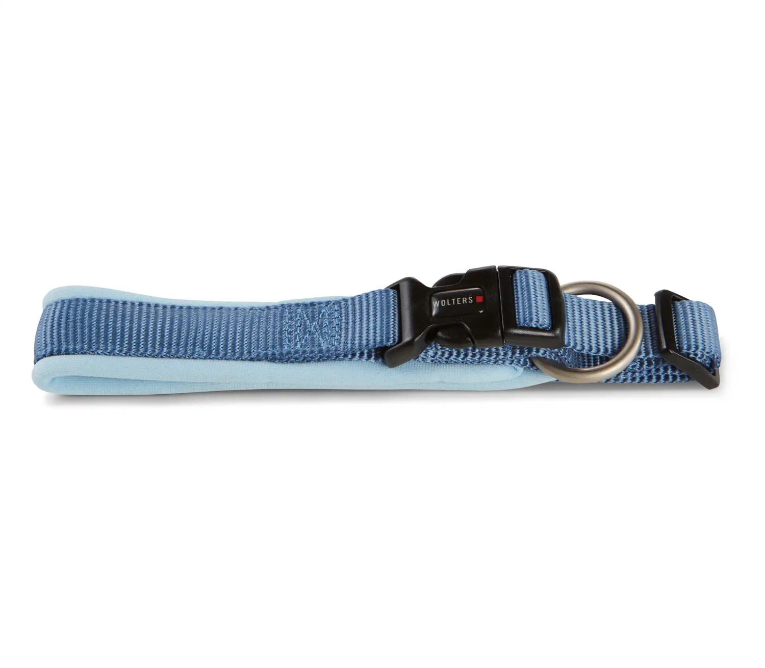 WOLTERS Professional Comfort Hundehalsband Riverside-Blue | Neopren-Polsterung & Schnellverschluss | Gr. -1 (20-24 cm x 15 mm)