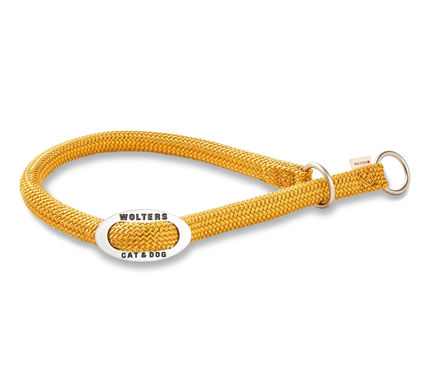 Wolters K2-Tauprogramm Schlupfhalsband Currygelb | Hundehalsband mit Zugbegrenzung | Gr. 30 (30 cm x 0.9 mm)
