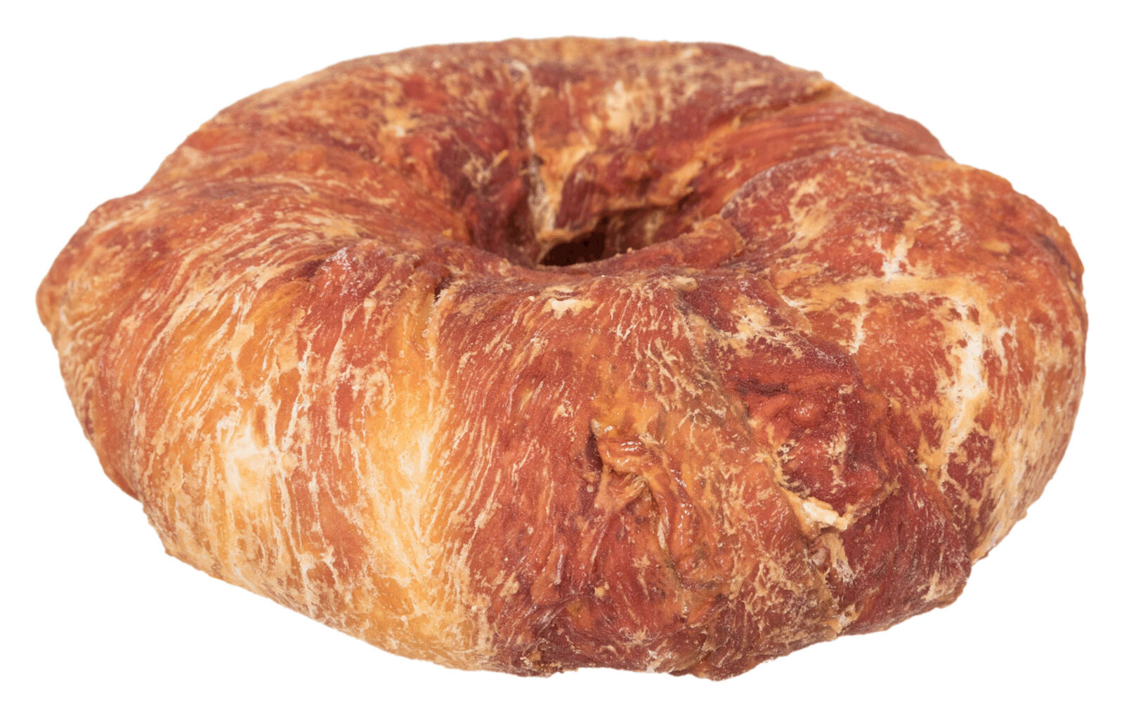 Trixie Hundesnack Ring mit Ente | Kauartikel Rinderhaut mit Entenfleisch | 110 g