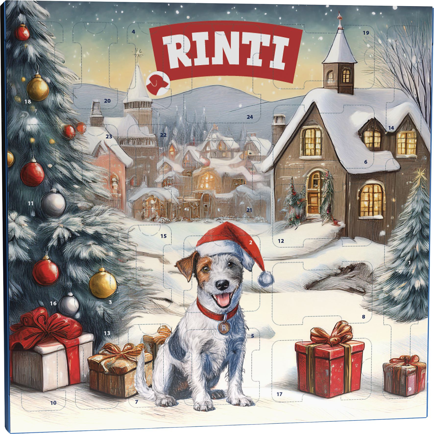 RINTI Adventskalender 2026 | RINTI Chicko Adventskalender 2025 – 24 hochwertige Hundesnacks, limitiert