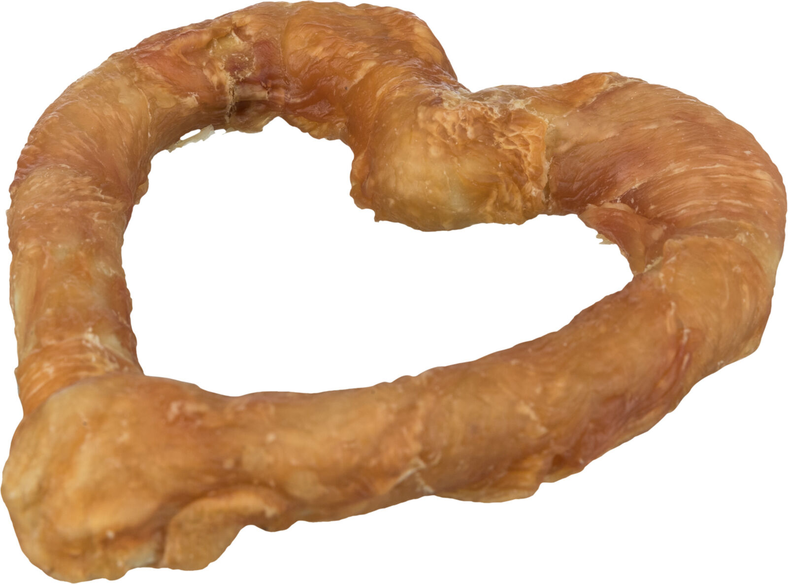 Trixie Hundesnack Denta Fun Heart mit Hühnerbrust | Rinderhaut mit Hühnerfleisch ummantelt | 10 Stück je 125 g - 14 cm