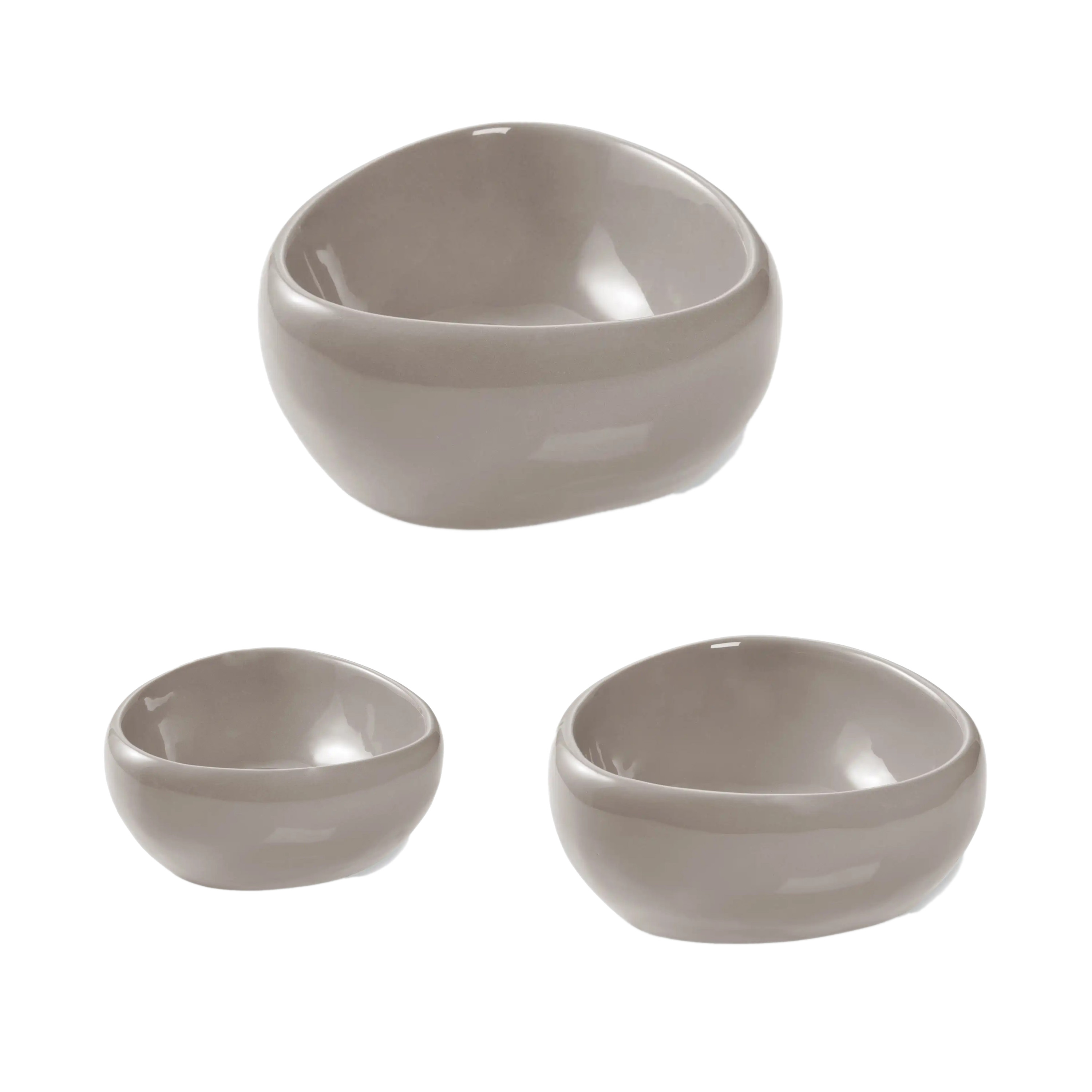WOLTERS Miyabi Einzelnapf – stilvoller Futter- und Trinknapf aus Stoneware | Gr. S - 0,4 l (15,8 x 15,8 x 7,0 cm)