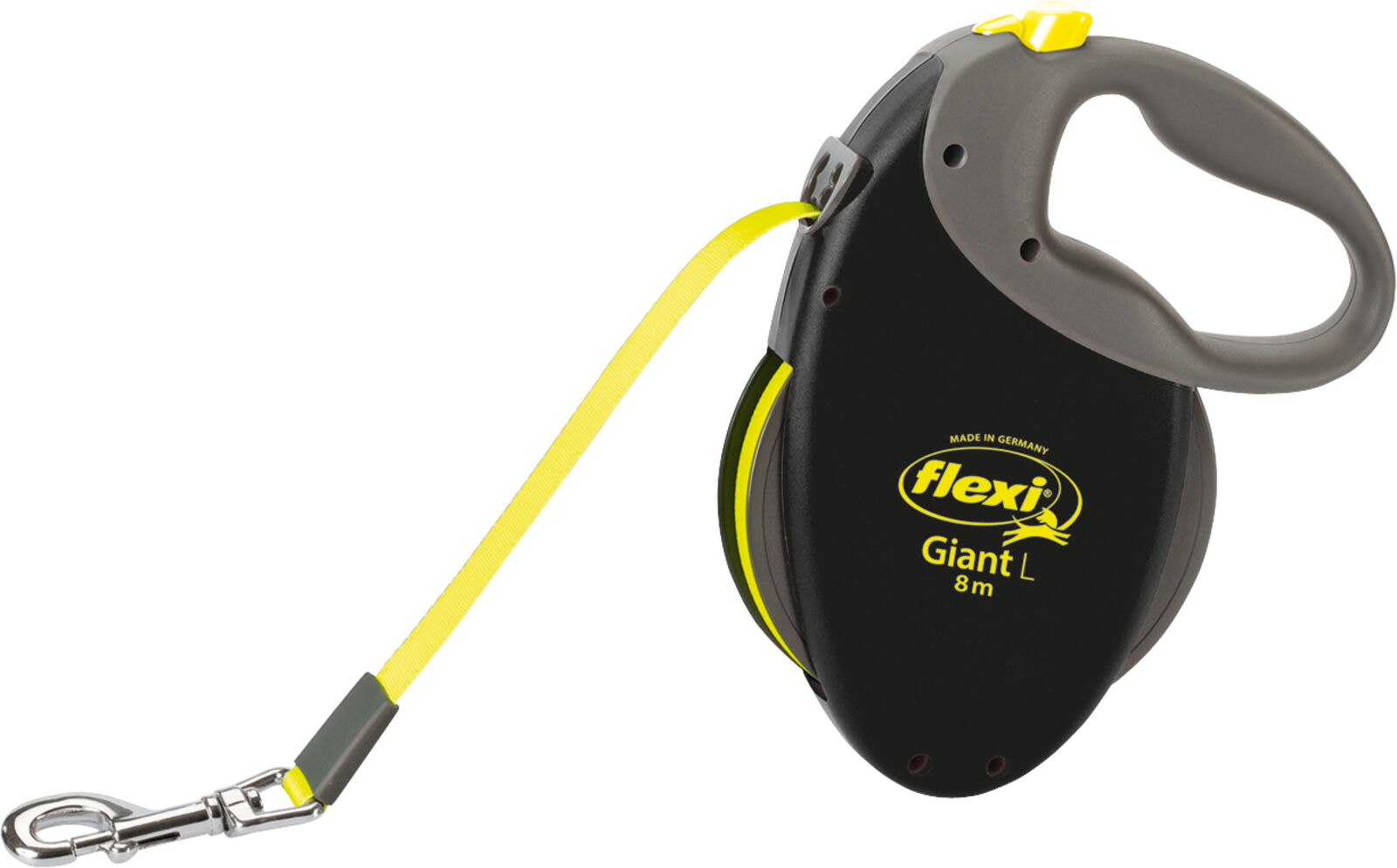 flexi® Giant Gurtleine | Rollleine für Hunde | Gurtlänge 8 m | Größe L für Hunde bis 50 kg