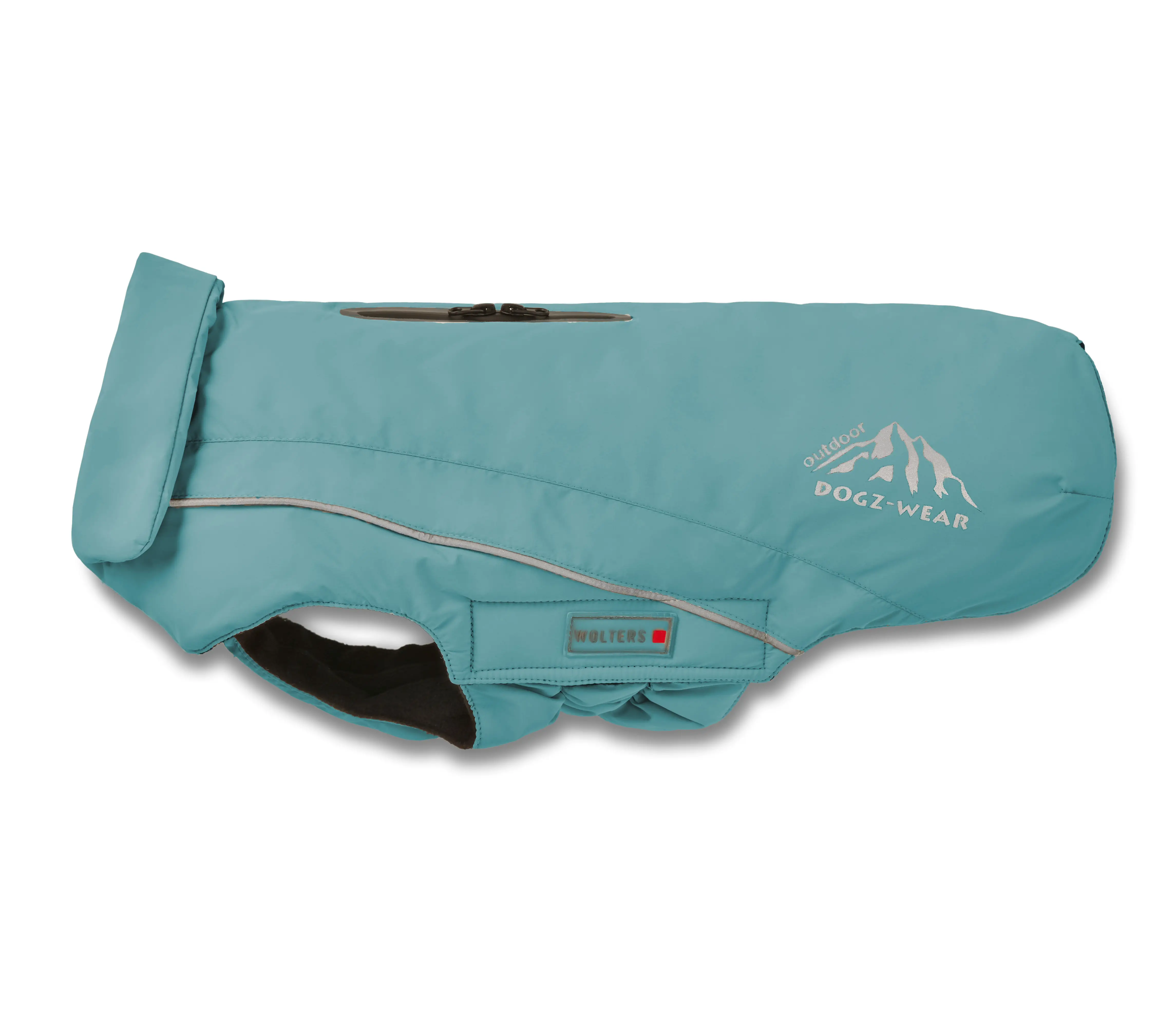 Wolters Wolters Skijacke Dogz-Wear | Wintermantel für Hunde | Farbe Türkis | Größe 28 (Rückenlänge 27 - 29 cm)
