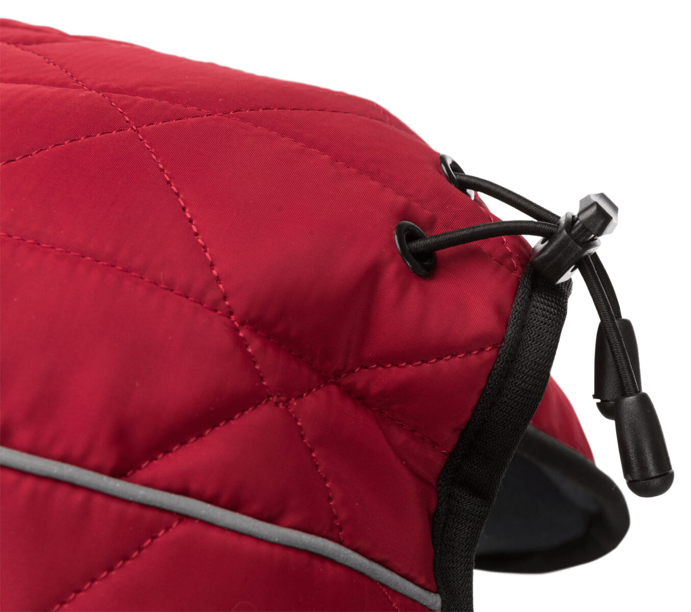 TRIXIE Hundemantel Minot | Wintermantel für Hunde – warm, wasserdicht | Farbe Rot - XS 30 cm Rückenlänge