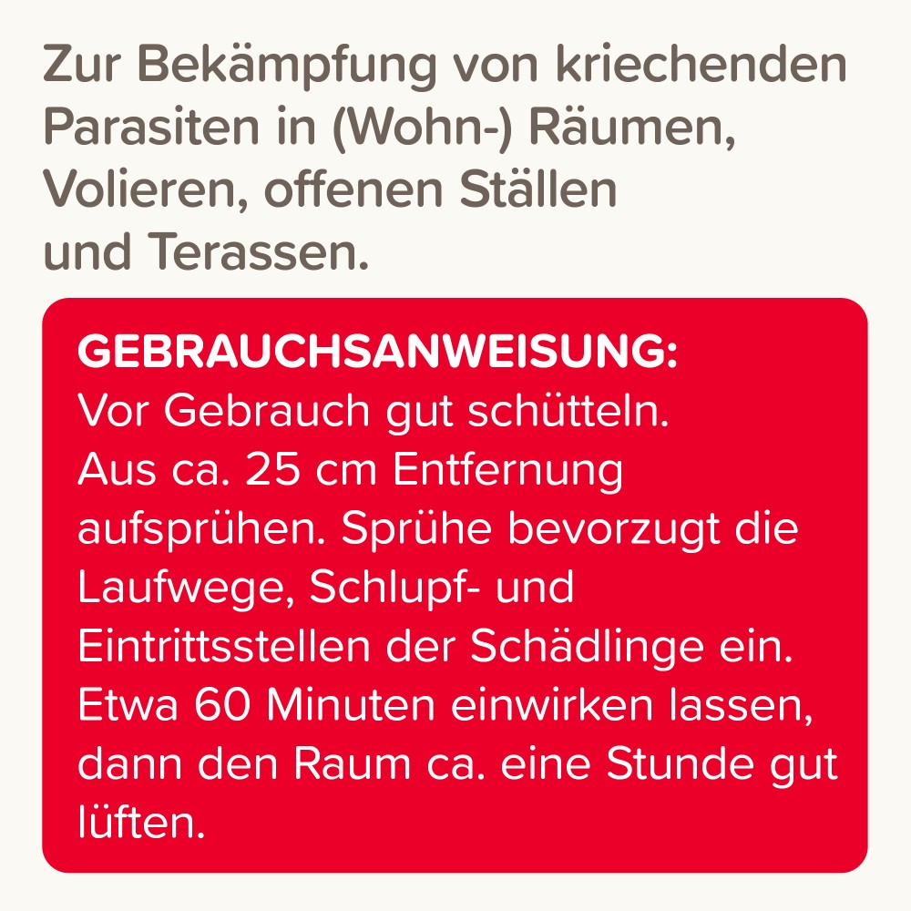 Beaphar VETOplus Universal Ungeziefer Spray | zur Behandlung von Schlafplätzen, Teppichen, Laufwegen, Möbeln | Dose 750 ml