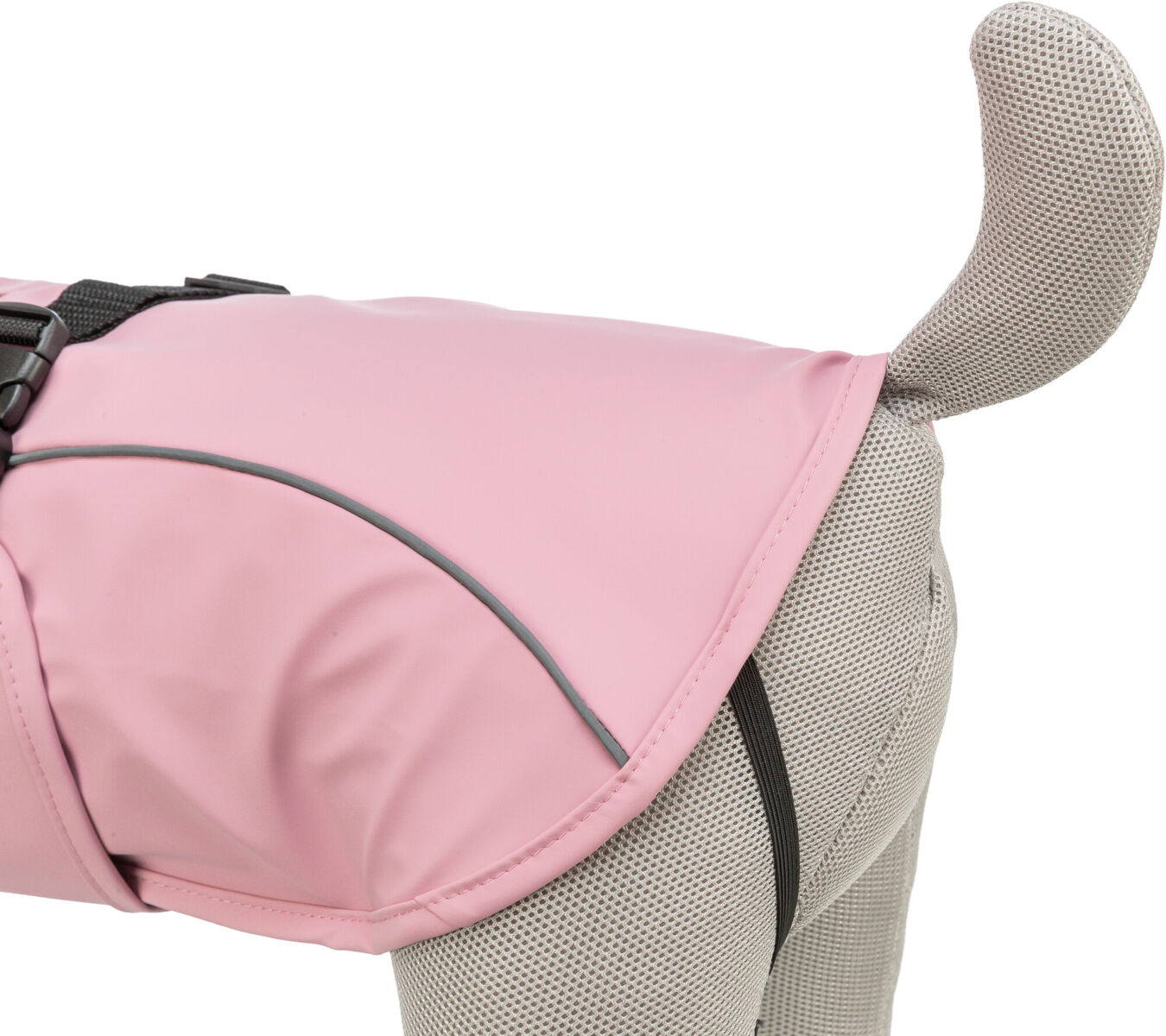 TRIXIE Regenmantel Vimy | Friesennerz für Hunde – Schutz vor Wind und Regen | Farbe Pink - Gr. S 40 cm Rückenlänge