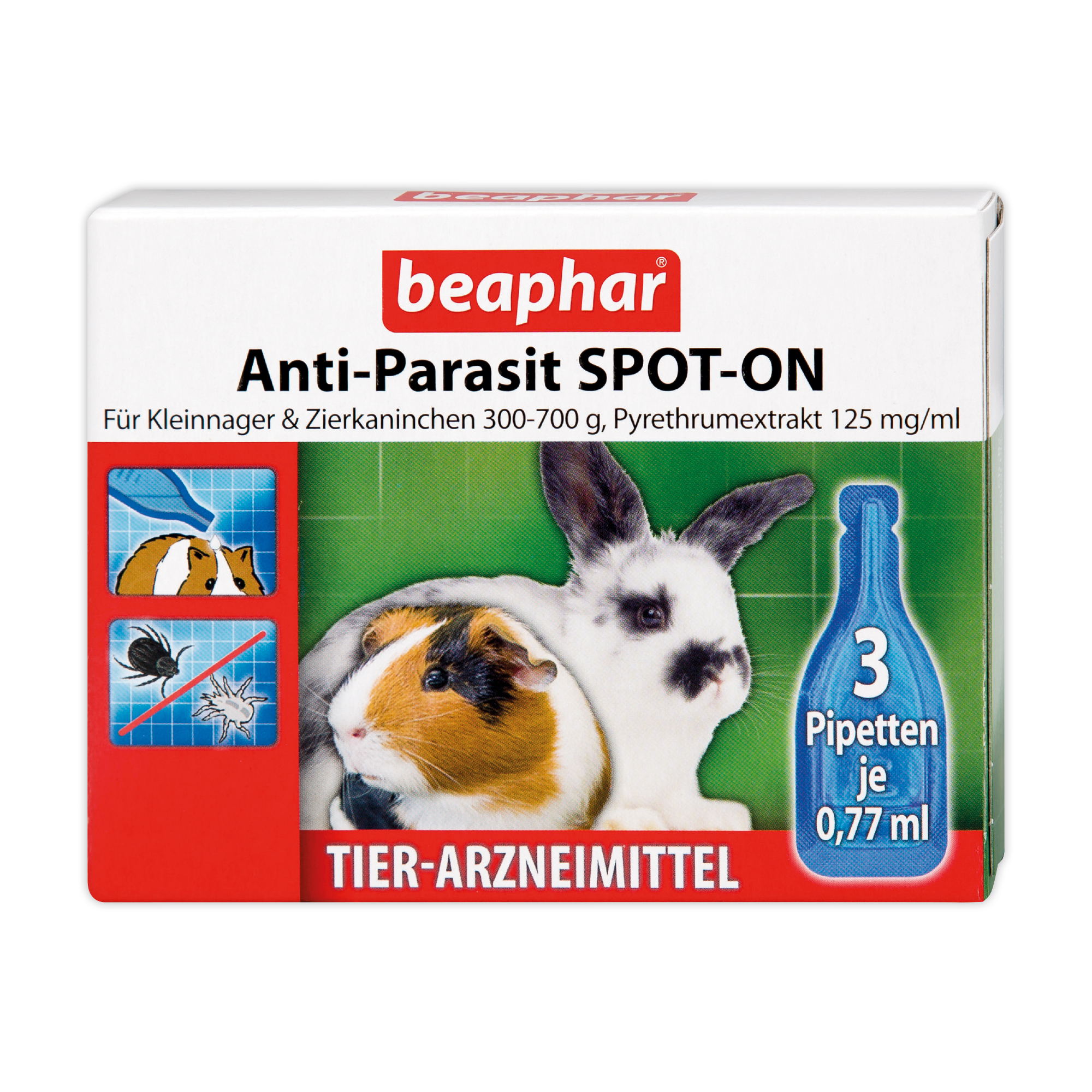 Beaphar Anti Parasit Spot-On | Anwendbar für Kleinnager und Zierkaninchen