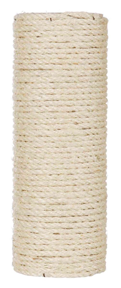 TRIXIE Ersatz-Stamm  | Stamm für Kratzbäume mit Sisal Kordel ummantelt | Ø 11 cm x 30 cm | Gewinde M11