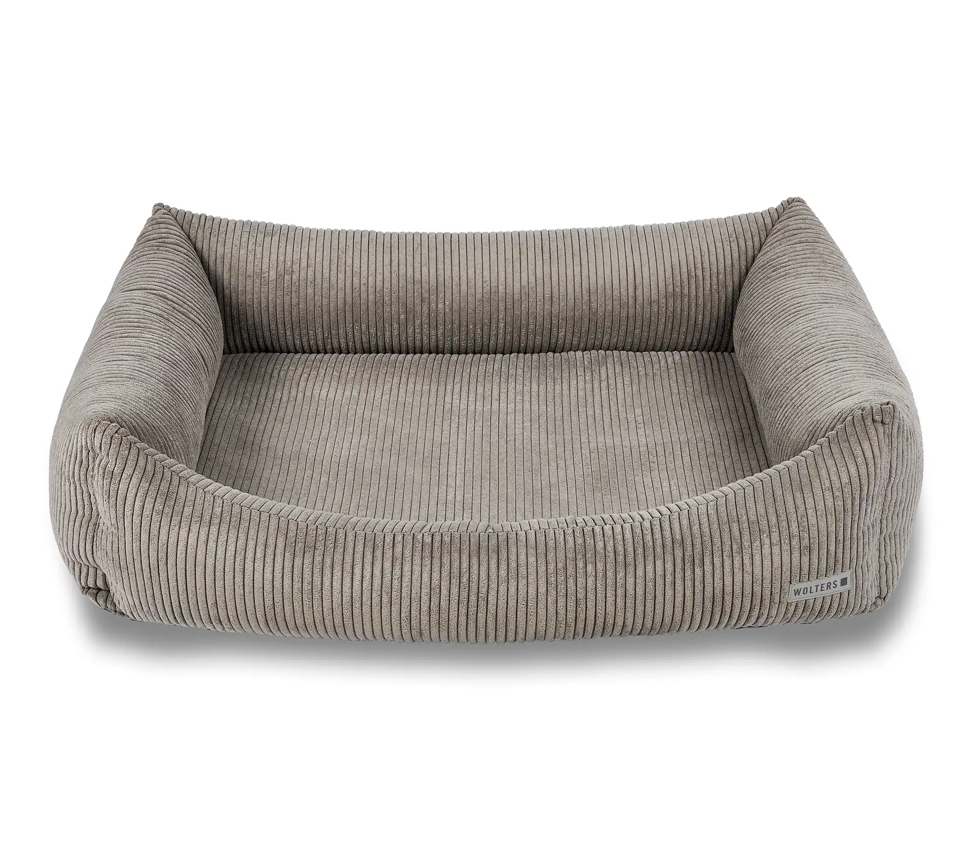Wolters Hundeschlafplatz Kilian Cord Lounge | Größe L 100 x 78 x 24 cm | Haselnuss
