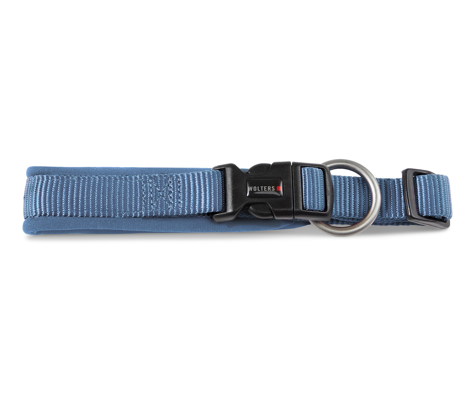 WOLTERS Professional Comfort Hundehalsband Jeans | Neopren-Polsterung & Schnellverschluss | Gr. 1 (25-30 cm x 25 mm)