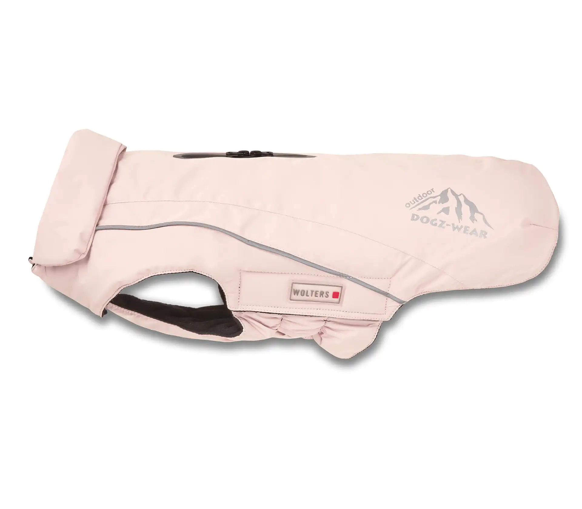 Wolters Wolters Skijacke Dogz-Wear | Wintermantel für Hunde | Farbe Rosa | Größe 28 (Rückenlänge 27 - 29 cm)