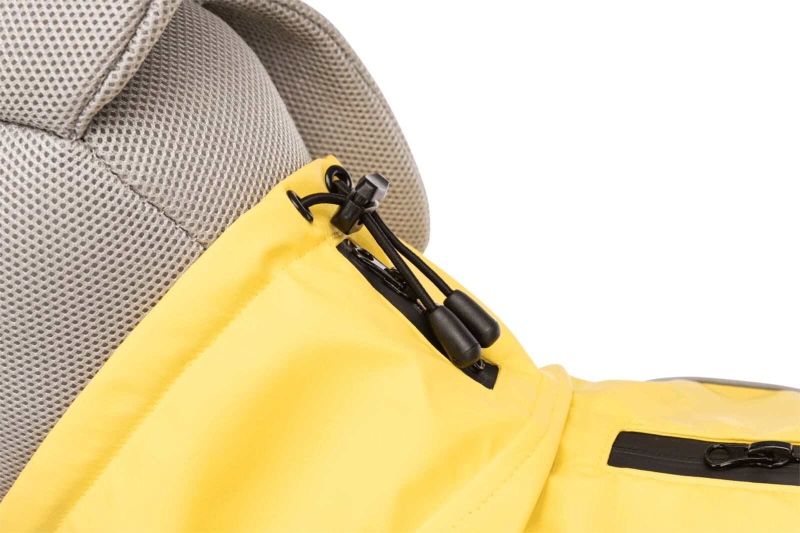 TRIXIE Regenmantel Vimy | Friesennerz für Hunde – Schutz vor Wind und Regen | Farbe Gelb S 40 cm Rückenlänge