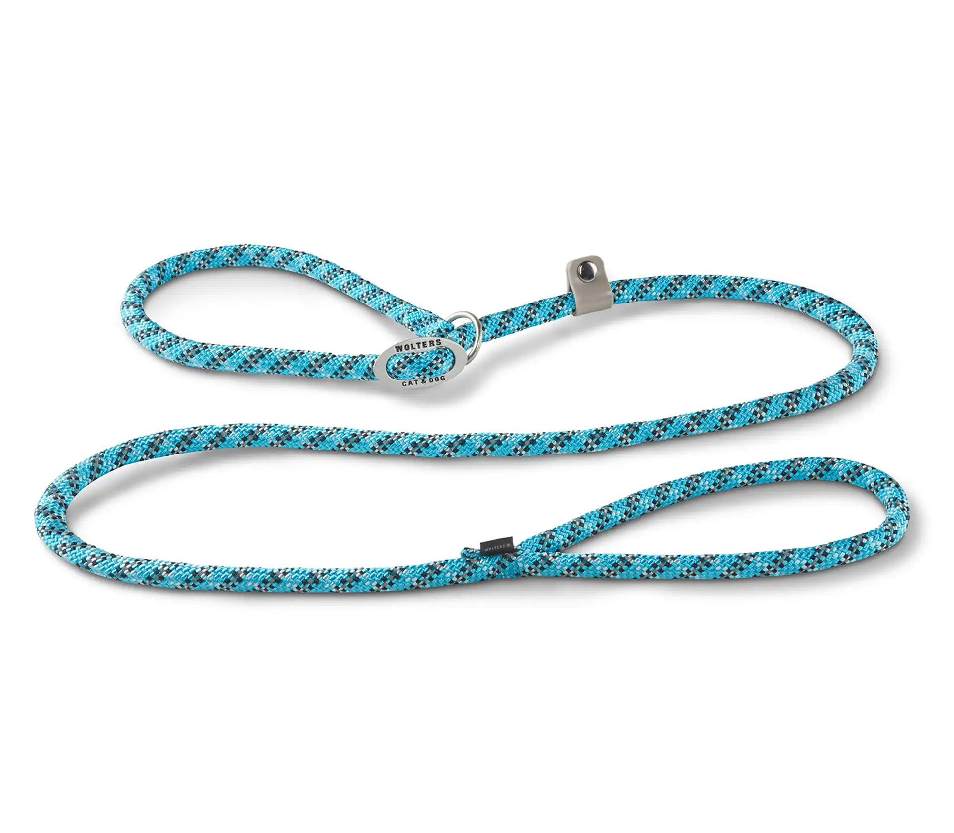 Wolters Everest-Tauprogramm Moxonleine | Aqua-Schwarz | Länge 180 cm x 0,9 cm 