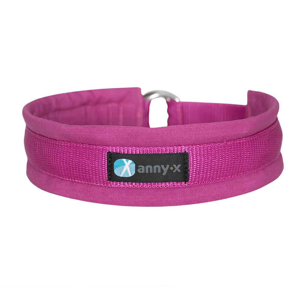Anny·x Zugstopphalsband Fun Sonnenhut | Bequemer Sitz ohne Schliessen | Größe 2 (27-33 cm)
