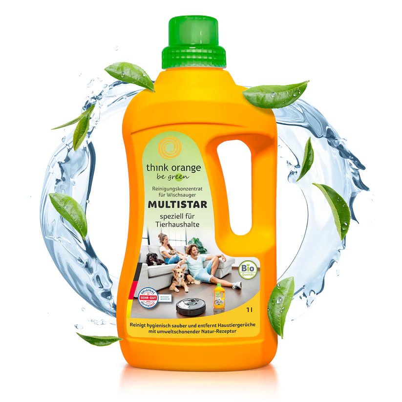 TOBG® Multistar Pet Konzentrat 1L | Reinigungskonzentrat auf Biobasis | Effektiv gegen Haustierschmutz 