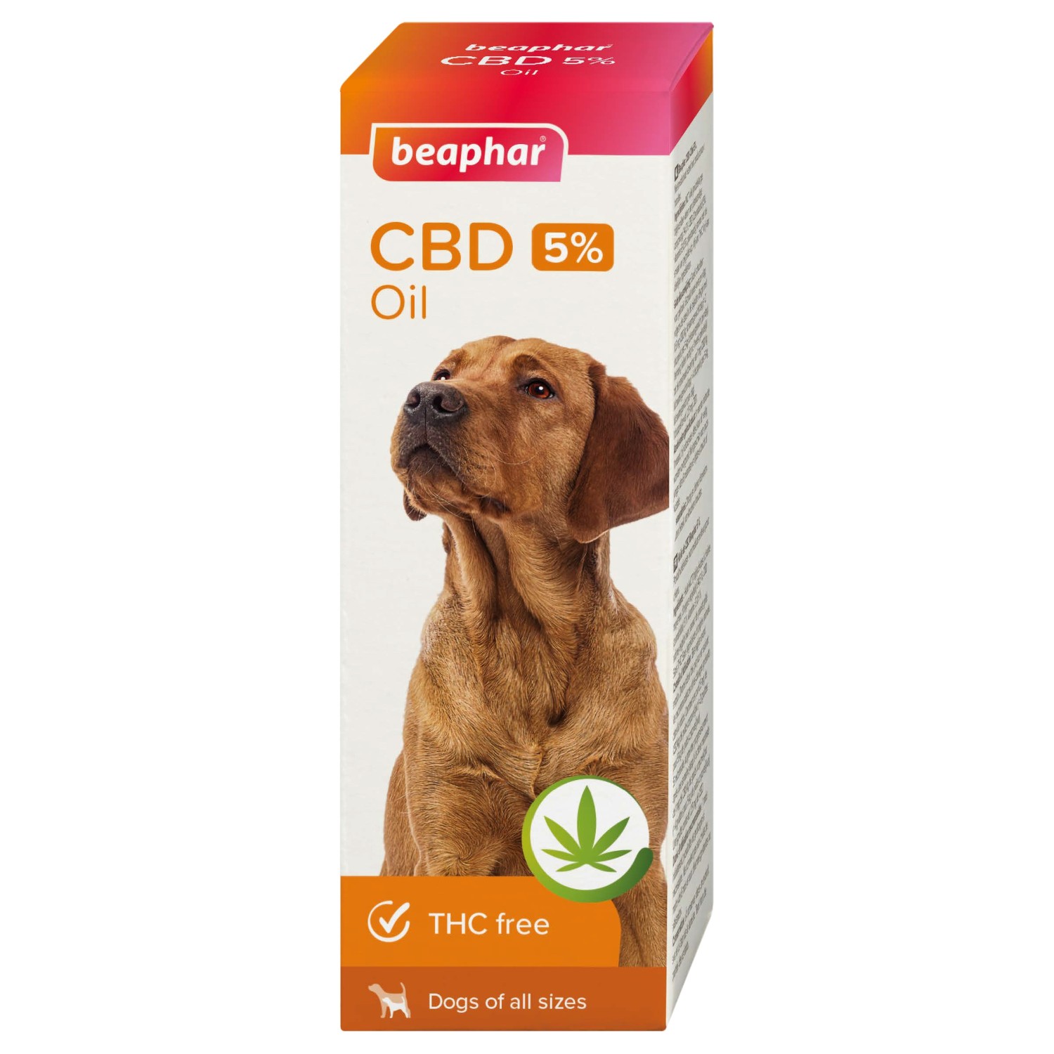 Beaphar CBD Öl 5% für Hunde | Natürliches Wohlbefinden & Entspannung | Inhalt: 10 ml
